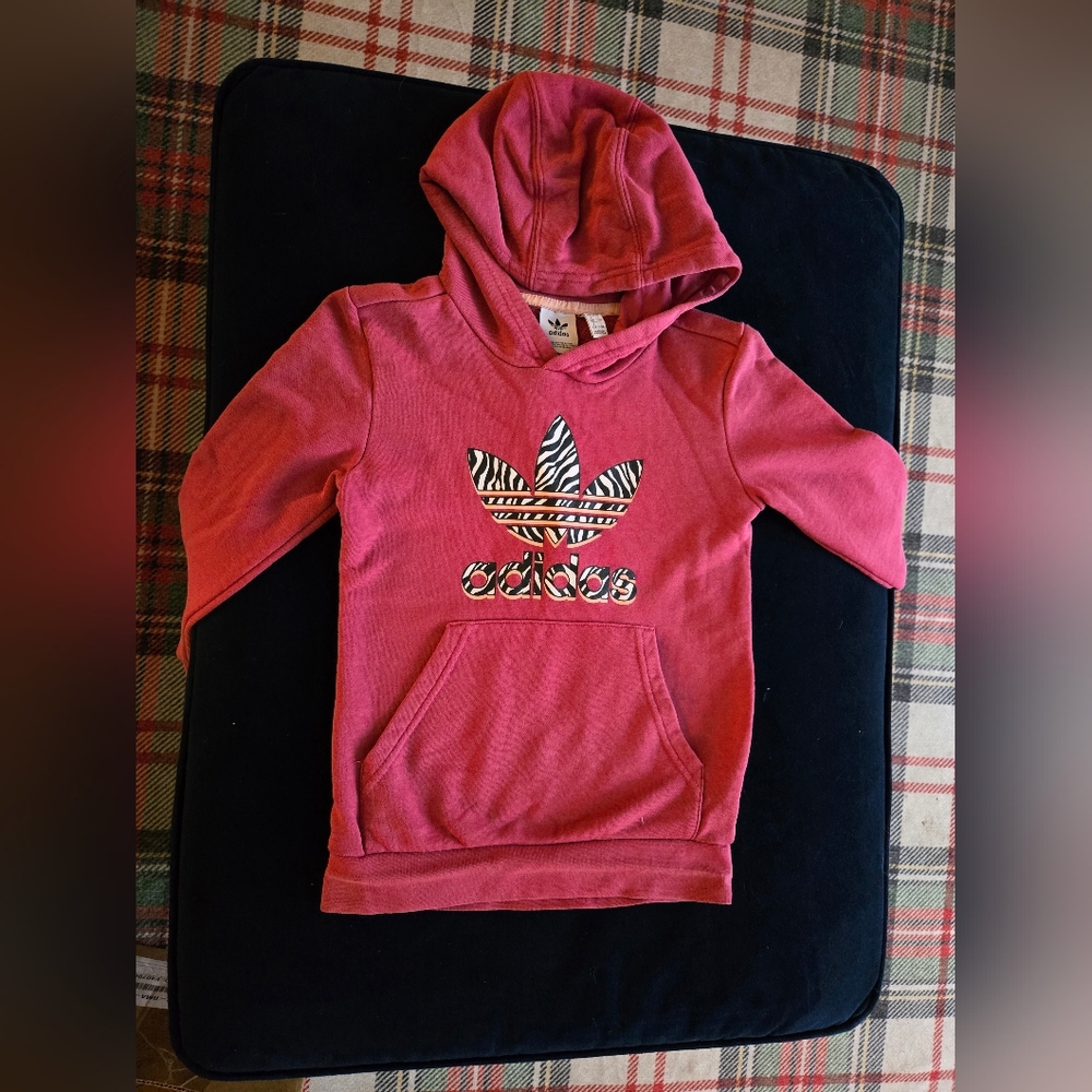 Adidas Kids Red Hoodie
